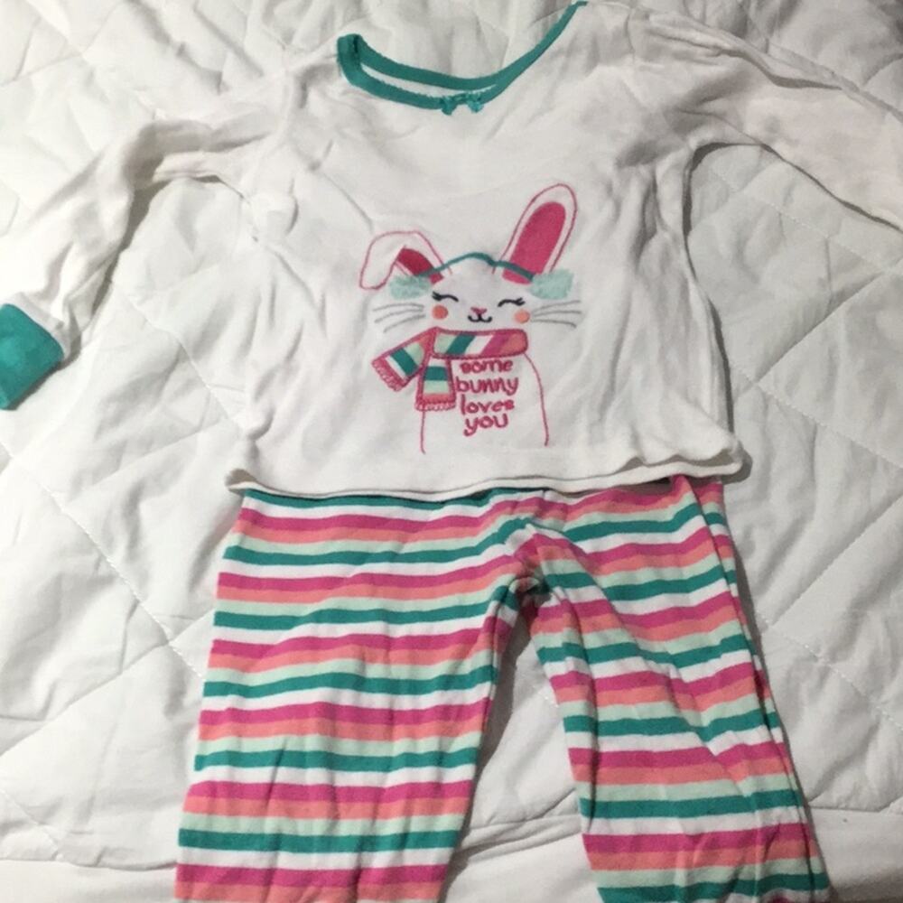 Gymboree 2T bunny pjs worn some/lots of life left